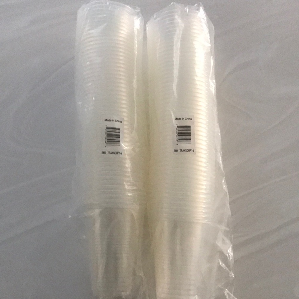 Clear Disposable Plastic Cups - Pack of Party Cups